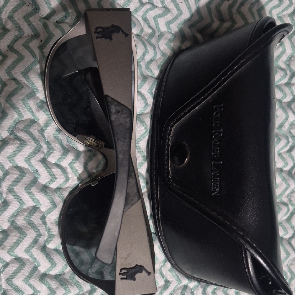 Polo Ralph Lauren Black Sunglasses with Case